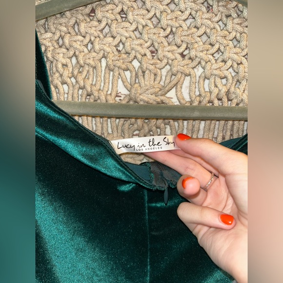 emerald green lucy in the sky dress - Picture 3 of 5